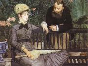 Edouard Manet In the Conservatory oil painting artist